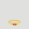 Pink Tourmaline & Diamonds Mini Bubble Ring