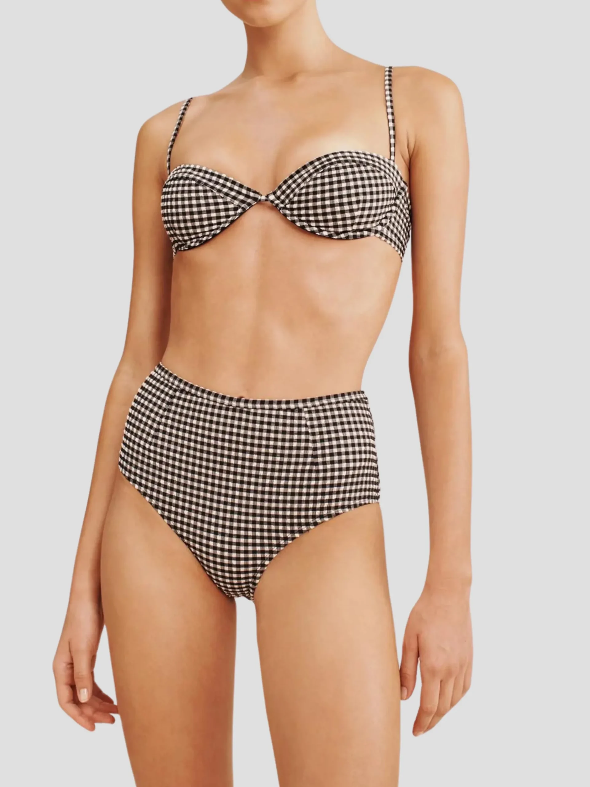 Piper Gingham Bikin Top