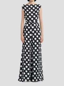 Polka Dot Sleeveless Top