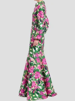 Printed Shirt Gown