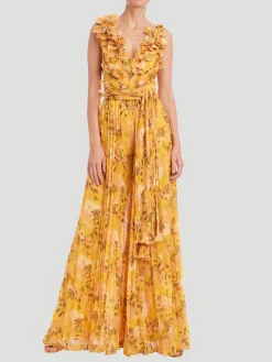 Printed Wide-Leg Jumpsuit