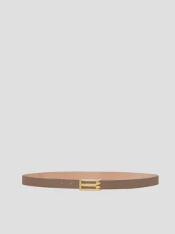 Regular Frame Belt in Tan