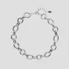 Rhodium Ovie Necklace