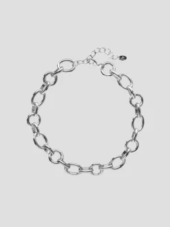 Rhodium Ovie Necklace