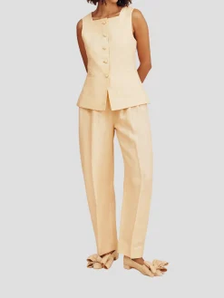 Rio Trouser in Dusty Citron