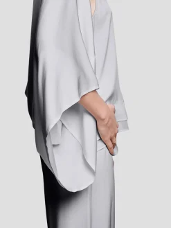 Roma Cape in Silver Lining
