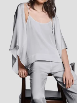 Roma Cape in Silver Lining