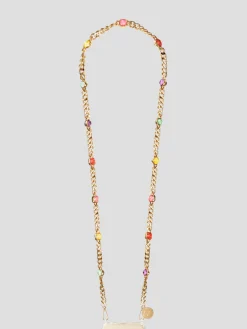 Ruby 47" Gemstone Phone Chain