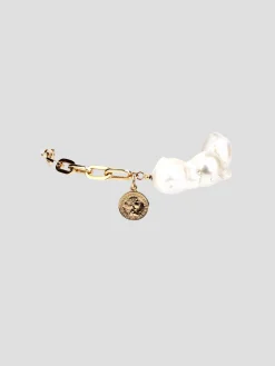 Seafood Pearl Bracelet 14k Gold