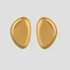 Small Oval Drop Earrings