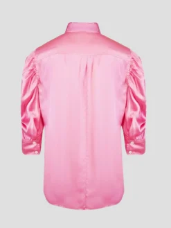 Sofia Silk Shirt in Pink