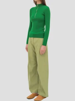Straight Taper Tab Pant