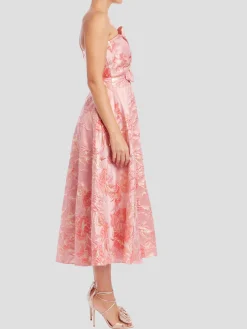 Strapless Bow Bodice Dress