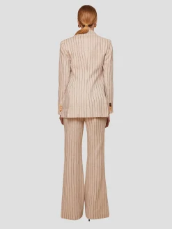 Sunny Grommet Double Breasted Blazer