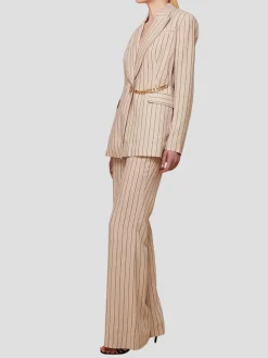 Sunny Grommet Double Breasted Blazer