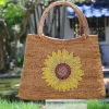 Swarovski Embroidered Sunflower Bag