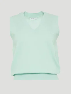Sweater Vest in Mint