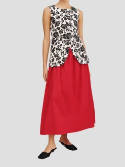 Sylvie Skirt in Ruby Red