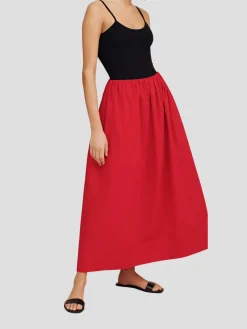 Sylvie Skirt in Ruby Red