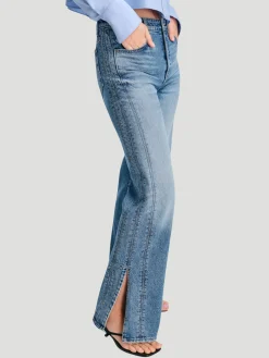 Tangled Up In Blue Wide Leg Jeans in Vintage Wash