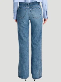 Tangled Up In Blue Wide Leg Jeans in Vintage Wash