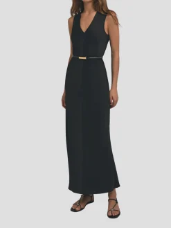The Favorite Column Dress in Black