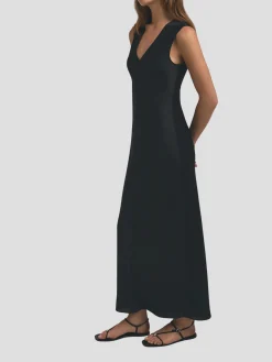 The Favorite Column Dress in Black
