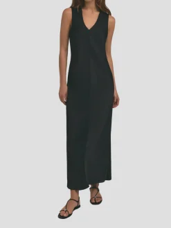 The Favorite Column Dress in Black