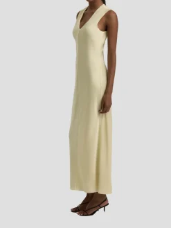 The Favorite Column Dress in Yellow