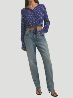 The Parker Top in Polka Dot
