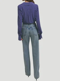 The Parker Top in Polka Dot