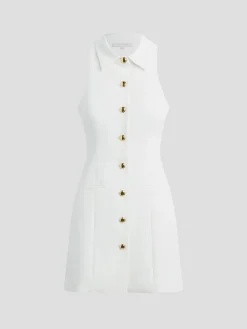 The Uptown Girl Dress in Ivory