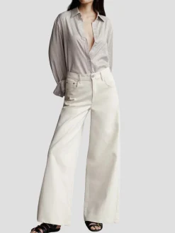 Tiny Dancer Wide-Leg Jean in Natural