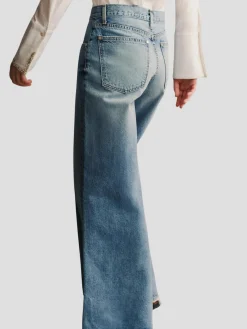 Tiny Dancer Wide-Leg Jean in Vintage Blue