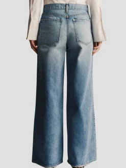 Tiny Dancer Wide-Leg Jean in Vintage Blue