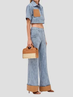 Trevor Pant with Vegan Leather Cuff