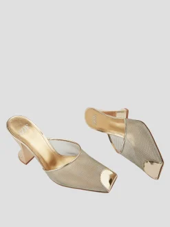 Waverly Mule in Gold