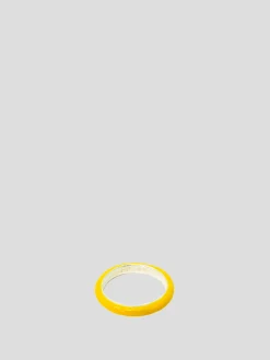 Yellow Unicorn Rainbow Enamel Stacking Ring