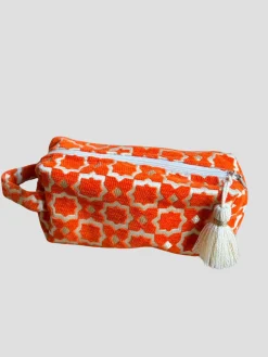 Zellig Clutch in Orange